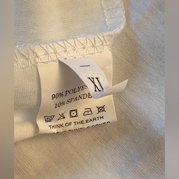 NWOT! Mesh Petal Sleeve, Round Neck, Casual T-Shirt Dress/Straight Mini Dress - Picture 5 of 6